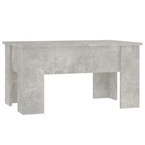 vidaXL Salongbord betonggr&aring; 79x49x41 cm konstruert tre