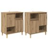vidaXL Skap 2 pcs Artisan Eik 60 x 35 x 70 cm Konstruert tre
