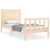 vidaXL Sengeramme uten madrass 90x200 cm heltre furu