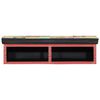 vidaXL TV-skap Flerfarget 80 x 30 x 22 cm Konstruert tre