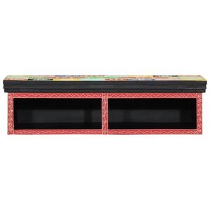 vidaXL TV-skap Flerfarget 80 x 30 x 22 cm Konstruert tre