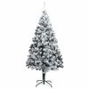 vidaXL Kunstig juletre med 300 LED grønn 180 cm PVC og Stål og Plast