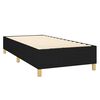 vidaXL Boxspring-sengeramme svart 90x190 cm Single stoff