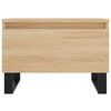 vidaXL Salongbord 2 stk sonoma eik 50x46x35 cm konstruert tre