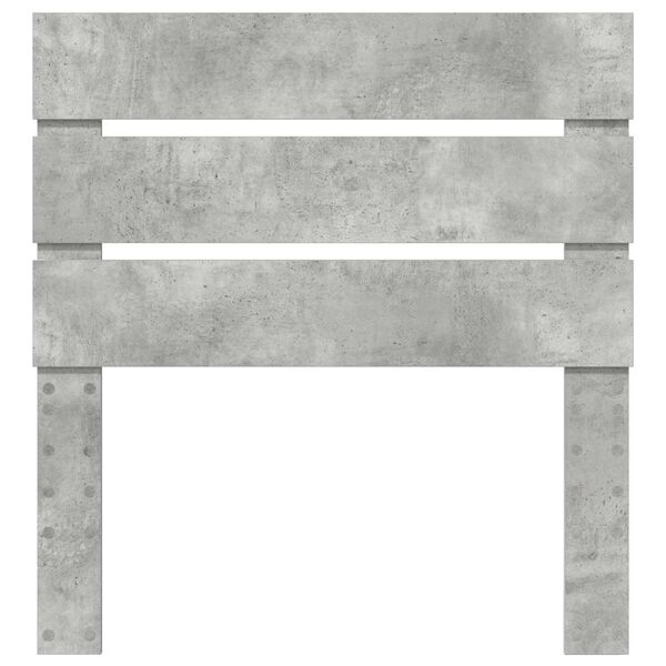 vidaXL Hodegavl Betonggr&aring; 90 cm Konstruert tre