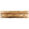 vidaXL Bordplate naturlig kant 180x40x2,5 cm grovt heltre mangotre