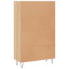 vidaXL Highboard sonoma eik 69,5x31x115 cm konstruert tre