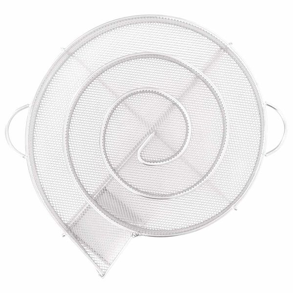 vidaXL Kaldr&oslash;ykgenerator rund 19,5 cm rustfritt st&aring;l