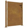 vidaXL Hageport 100x125 cm cortenst&aring;l