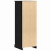 vidaXL Highboard Svart Eik 36 x 35.5 x 103.5 cm Konstruert tre