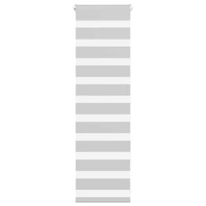 vidaXL Sebragardin lysegr&aring; 50x100 cm stoff bredde 45,9 cm polyester