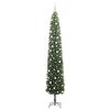 vidaXL Kunstig juletre med 300 LED gr&oslash;nn 270 cm PVC og st&aring;l og plast
