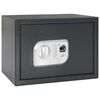 vidaXL Digital safe med l&aring;s M&oslash;rke gr&aring; 35 x 25 x 25 cm St&aring;l