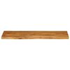 vidaXL Bordplate 120x40x2,5 cm naturlig kant heltre mango