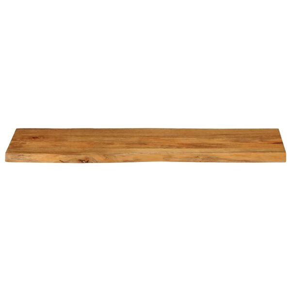 vidaXL Bordplate 120x40x2,5 cm naturlig kant heltre mango
