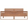 vidaXL Sengeramme heltre teak 160x200 cm