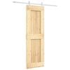vidaXL Skyved&oslash;r 70 x 210 cm Massiv Furu Tre (Ubehandlet)