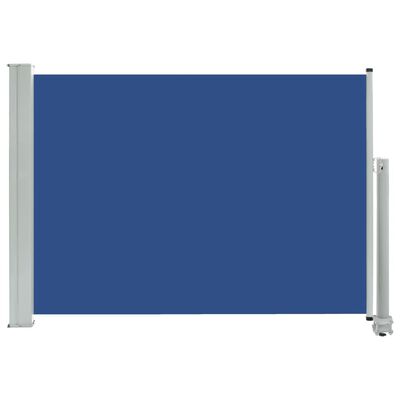 vidaXL Uttrekkbar sidemarkise 80x300 cm blå