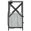 vidaXL Nattbordskap 2 pcs Gr&aring; Sonoma 40 x 31 x 60 cm Konstruert tre