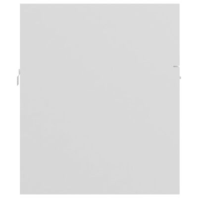 vidaXL Servantskap hvit 80x38,5x46 cm sponplate