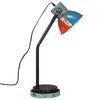 vidaXL Skrivebordslampe 25 W flerfarget 18x18x60 cm E27