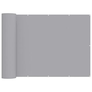 vidaXL Balkong privat skjerm 150 x 300 cm Stoff med PU-belegg Lysegr&aring;