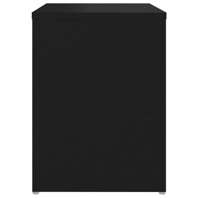 vidaXL Nattbord 2 stk svart 40x30x40 cm sponplate