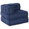 vidaXL Modulsofa 2 pcs Indigo 140 x 70 x 56 cm stoff