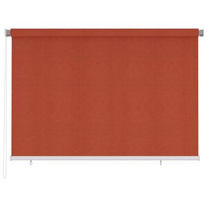 vidaXL Utend&oslash;rs rullegardin 225 (B) x 140 (H) cm terrakotta HDPE