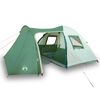 vidaXL Kuppeltelt for camping 6 personer gr&oslash;nn vanntett