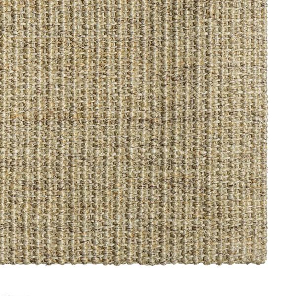 vidaXL Teppe naturlig sisal 66x350 cm grønn