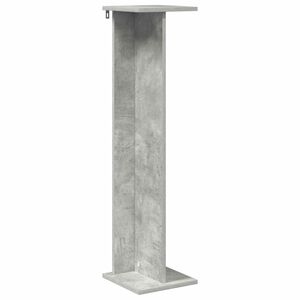 vidaXL Planteholder Betonggr&aring; 25 x 25,5 x 100,5 cm Konstruert tre