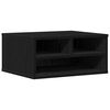 vidaXL Skiverstativ Svart Eik 49 x 40 x 22.5 cm Konstruert tre