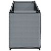 vidaXL Putekasse gr&aring; 105x34,5x45 cm stoff