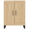 vidaXL Highboard sonoma eik 69,5x34x180 cm konstruert tre