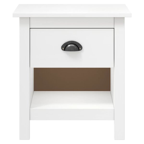 vidaXL Nattbord 2 stk Hill 46x35x49,5 cm heltre furu