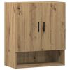 vidaXL Veggskap artisan eik 60x31x70 cm konstruert tre