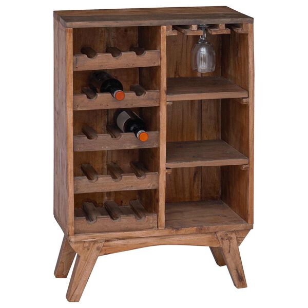 vidaXL Stativ Brun 60 x 30 x 90 cm Massiv Reclaim Tre