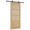 vidaXL Skyved&oslash;r ORKDAL 86 x 198,5 cm Heltre furu Naturlig