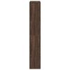 vidaXL Bokhylle brun eik 72x20x120 cm konstruert tre