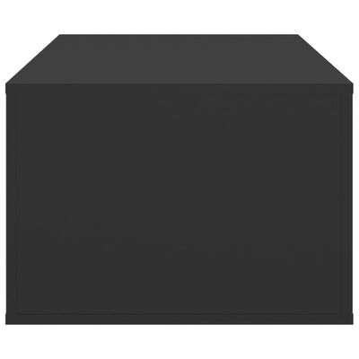 vidaXL Salongbord svart 100x50,5x35 cm konstruert tre