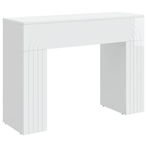 vidaXL Kaffebord H&oslash;gglans hvit 102 x 35 x 75 cm Konstruert tre