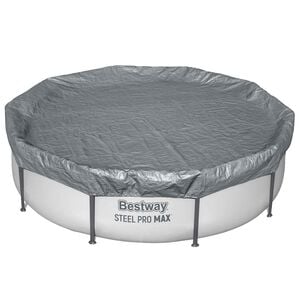 Bestway Bassengdeksel &Oslash;3,05 m Rund Polyester Gr&aring;
