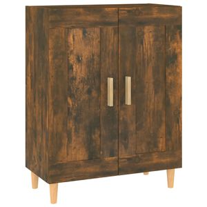 vidaXL Skjenk r&oslash;kt eik 69,5x34x90 cm konstruert tre