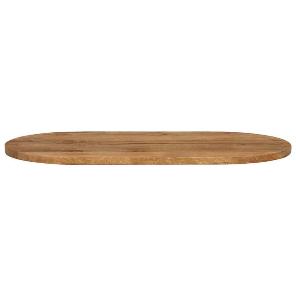 vidaXL Bordplate 140x60x2,5 cm oval heltre mango