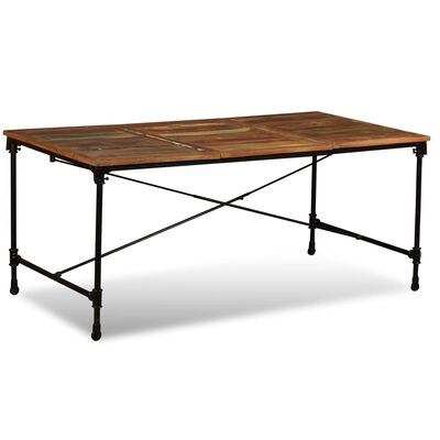vidaXL Spisebord gjenvunnet heltre 180 cm