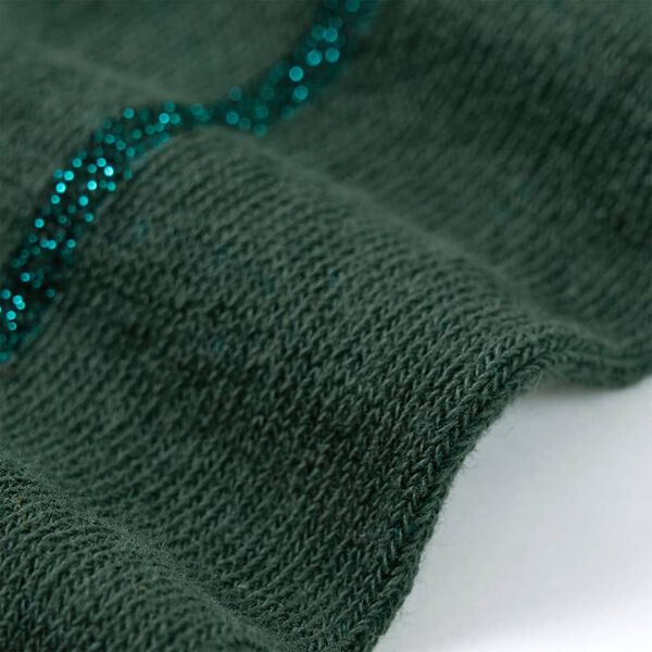 Strømpebukser for barn mørkegrønn 140