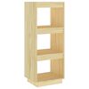 vidaXL Bokhylle/romdeler 40x35x103 cm heltre furu