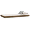 vidaXL Sengeramme honningbrun 80x200 cm heltre furu
