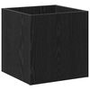 vidaXL Blomsterkasse Svart Eik 40 x 38.5 x 40 cm Konstruert tre